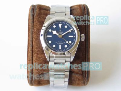 Asian ETA 2824 Replica Tudor Black Bay SS Blue Dial Mens Watch